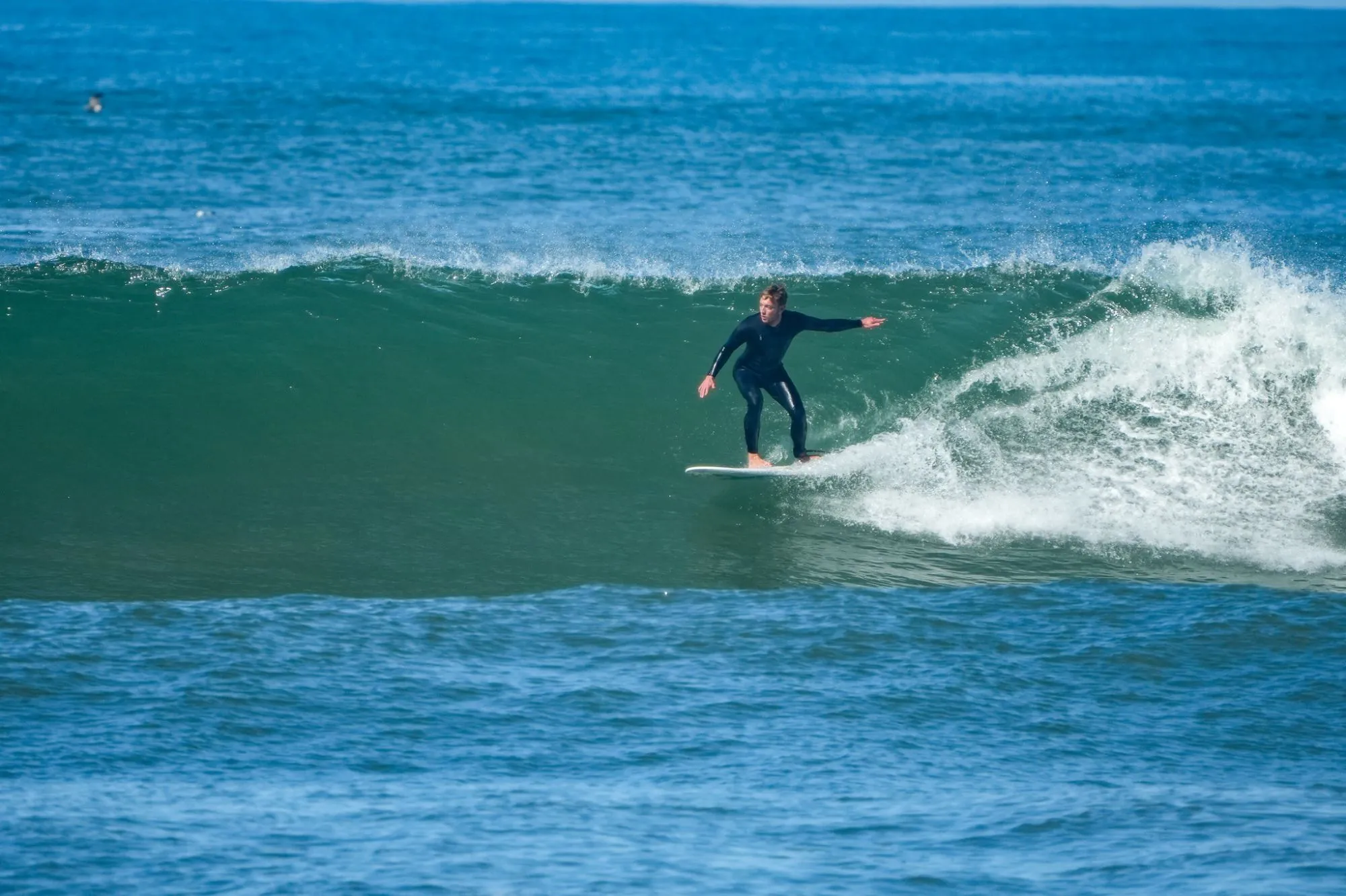 Vincent surfing a wave